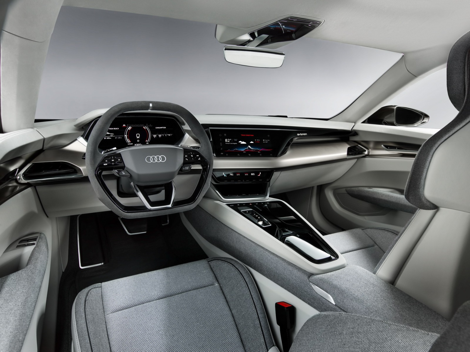 Audi E-tron GT koncept - interiér