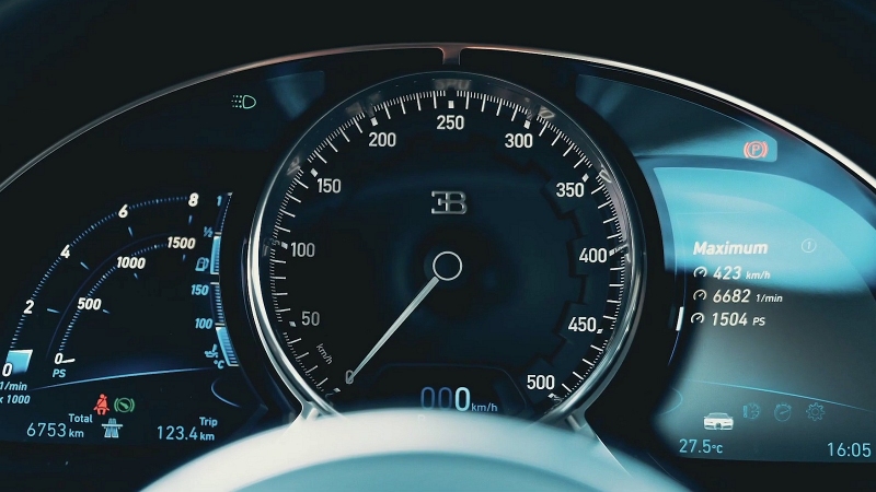 Akcelerácia Bugatti Chiron z 0 na 420 km/h!