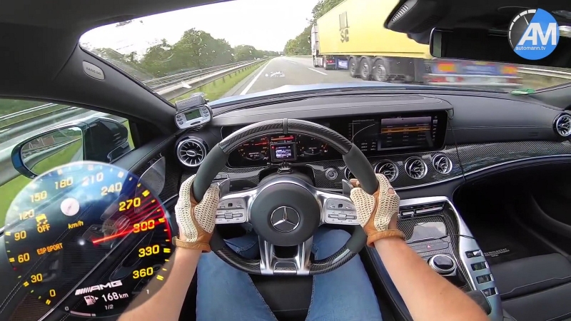 Mercedes-AMG GT 63S - 4 miesta, 740 koní: Akcelerácia 0-300 km/h!