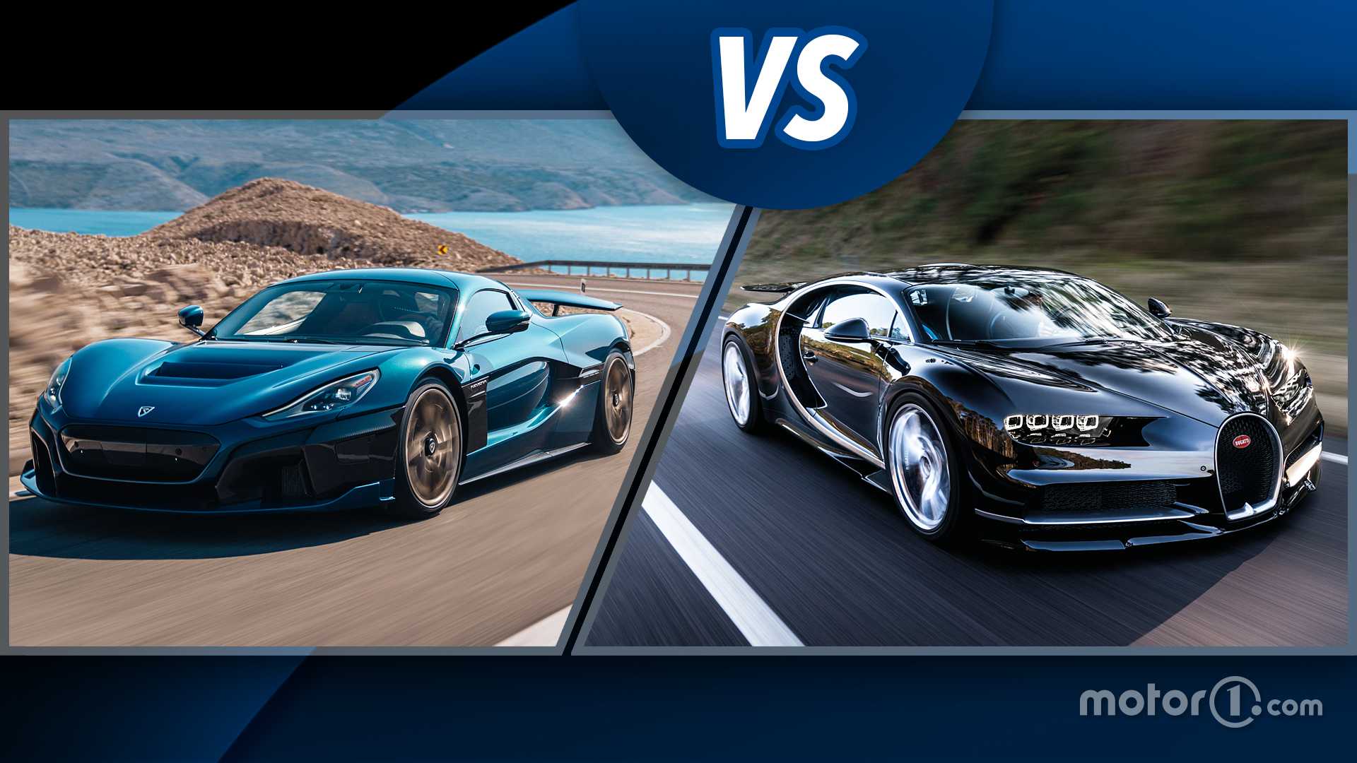 Rimac Nevera vs. Bugatti Chiron: Elektricky hyperšport vs. benzínový pohon