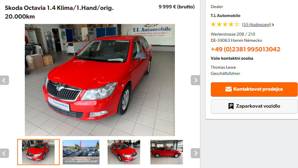 Škoda Octavia rarita na predaj ako nová - nájazd len 20 000 km (inzerát)
